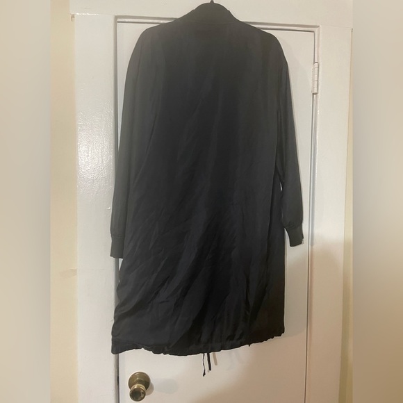 Victoria’s Secret Sport black oversized long jacket size Small - Picture 4 of 5